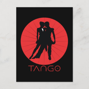Carte Postale Danseurs de tango