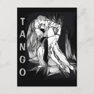 Carte Postale Danseurs de tango