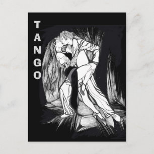 Carte Postale Danseurs de tango