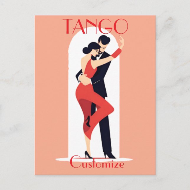 Carte Postale Danseurs de tango Thunder_Cove (Devant)