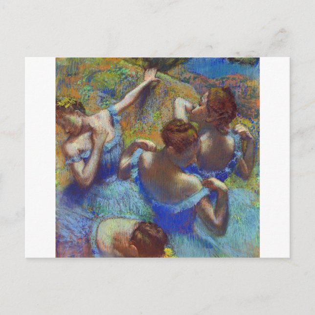 Carte Postale Danseurs en bleu, Edgar Degas (Devant)