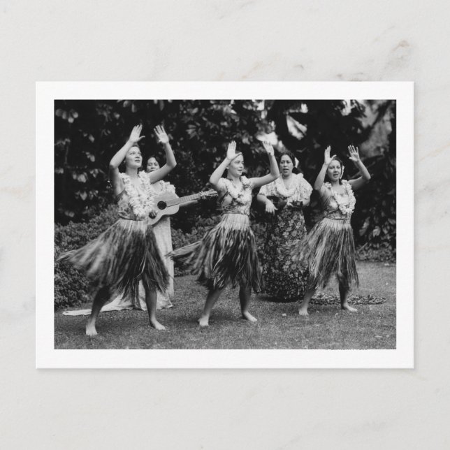 Carte Postale Danseurs HawaiiHula Photo Hawaii (Devant)