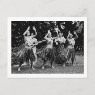 Carte Postale Danseurs HawaiiHula Photo Hawaii