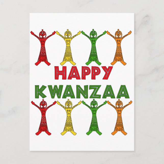 Carte Postale Danseurs Kwanzaa (Devant)