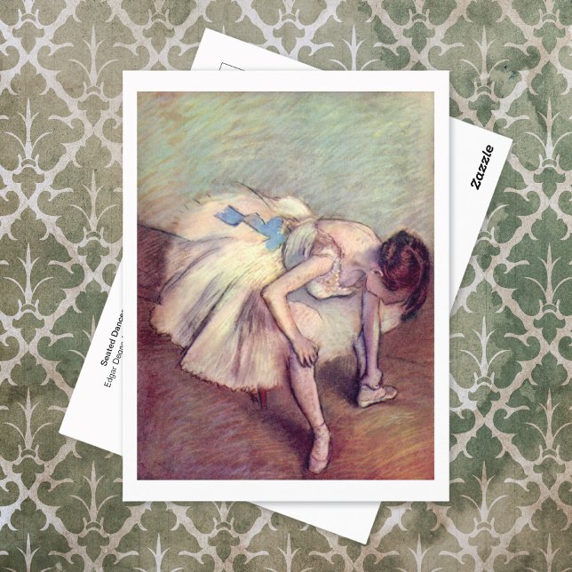 Carte Postale Danseuse assise Edgar Degas (Créateur téléchargé)