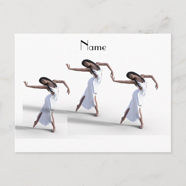 Carte Postale Danseuse blanche Thunder_Cove (Devant)