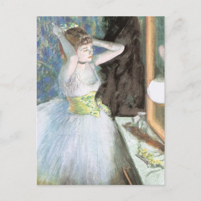 Carte Postale Danseuse dans sa loge d'Edgar Degas (Devant)