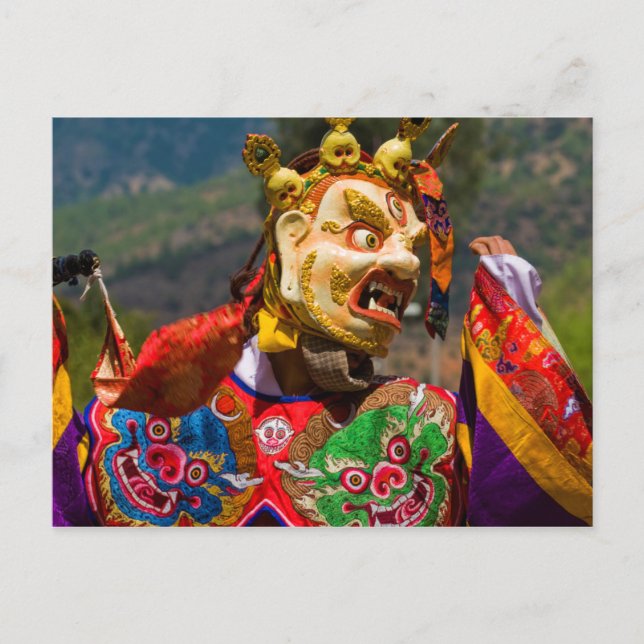 Carte Postale Danseuse du festival aisan (Devant)