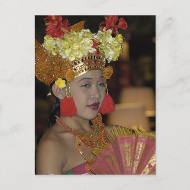 Carte Postale danseuse indonésienne (Devant)