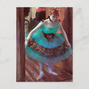 Carte Postale Danseuse quittant sa chambre à coucher par Degas