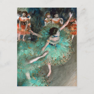 Carte Postale Danseuse Verte Edgar Degas