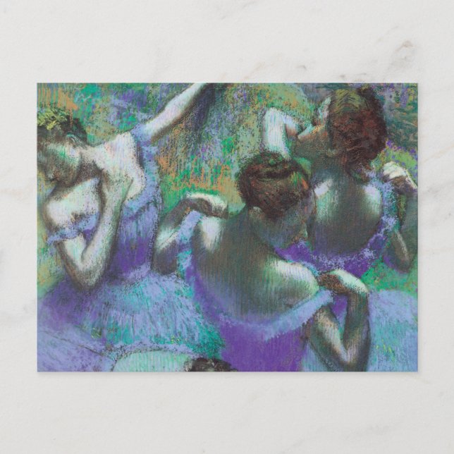 Carte Postale Danseuses bleues par Edgar Degas, Impressionnisme  (Devant)
