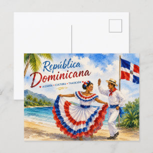 Carte Postale Danseuses de plage de la République dominicaine so
