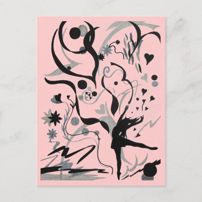 Carte Postale Dansez fou ! (Devant)