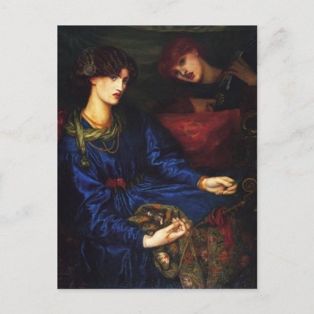 Carte Postale Dante Gabriel Rossetti - Mariana (Devant)
