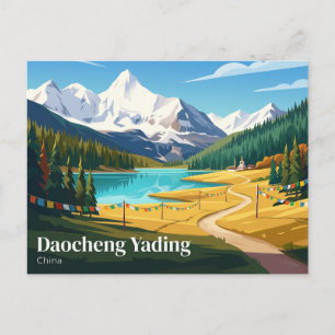 Carte Postale Daocheng Yading Chine
