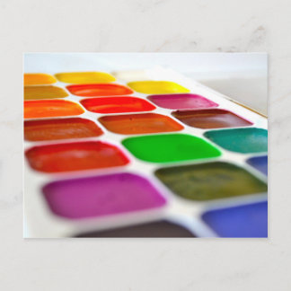 Carte postale d'aquarelles