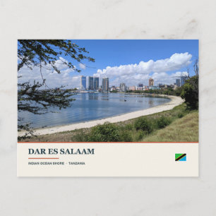 Carte Postale Dar es Salaam rive de l'océan Indien