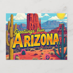 Carte postale d'Arizona