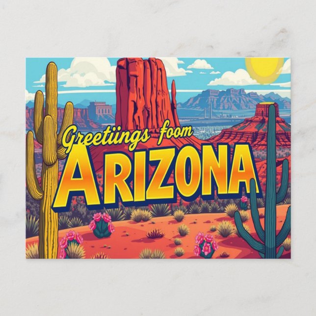 Carte postale d'Arizona (Devant)