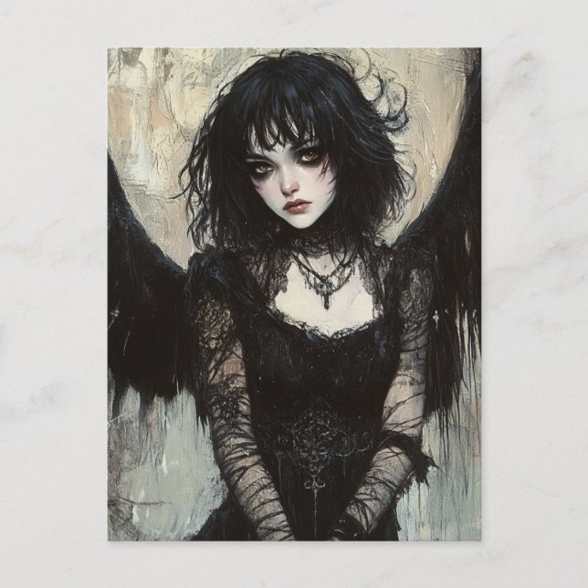 Carte Postale Dark Angel Fantasy Belle (Devant)
