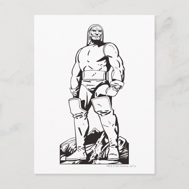 Carte Postale Darkseid Outline (Devant)