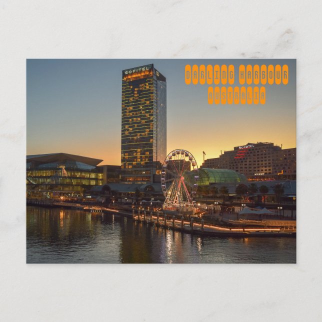 Carte Postale Darling Harbour de Sydney Australie (Devant)