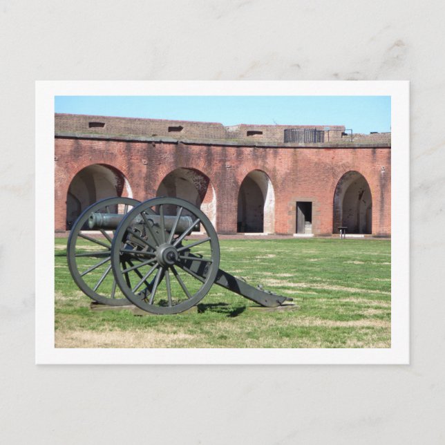 Carte postale d'arme de Fort Pulaski (Devant)