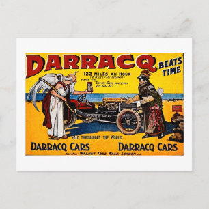 Carte Postale Darracq - Publicité automobile Vintage