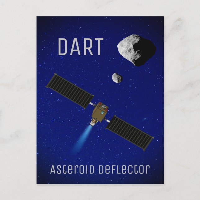 Carte Postale DART Astéroïde Déflecteur Spacecraft (Devant)