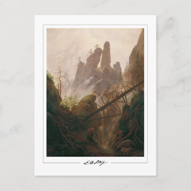 Carte postale d'art Caspar David Friedrich #2 (Devant)