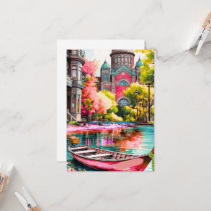 Carte postale d'art de voyage de Victoria, Carte p