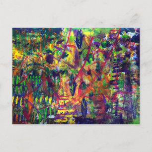 Carte postale d'art en acrylique "Summer Dance"