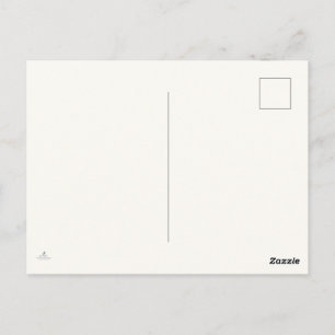 Carte postale d'art en ligne minimaliste introvert