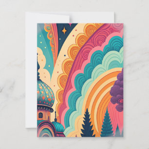 Carte postale d'art fantastique sur mesure et déco