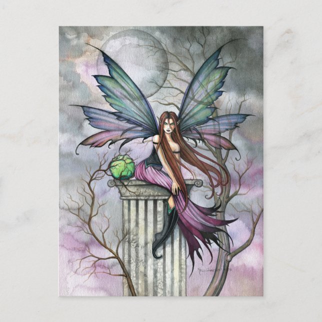 Carte postale d'art féerique de fantasy gothique (Devant)