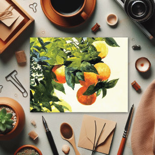Carte postale d'art fin de Winslow Homer - Oranges