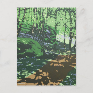 Carte postale d'art fin illustrée