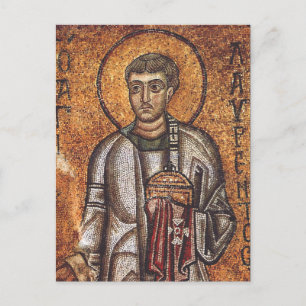 Carte postale d'art mosaïque orthodoxe de Saint La