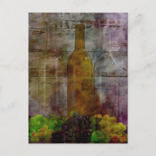Carte postale d'art numérique Essence de la vigne