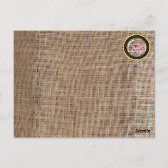 Carte postale d'art sur toile (Dos)