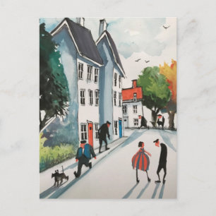 Carte postale d'art urbain coloré #10
