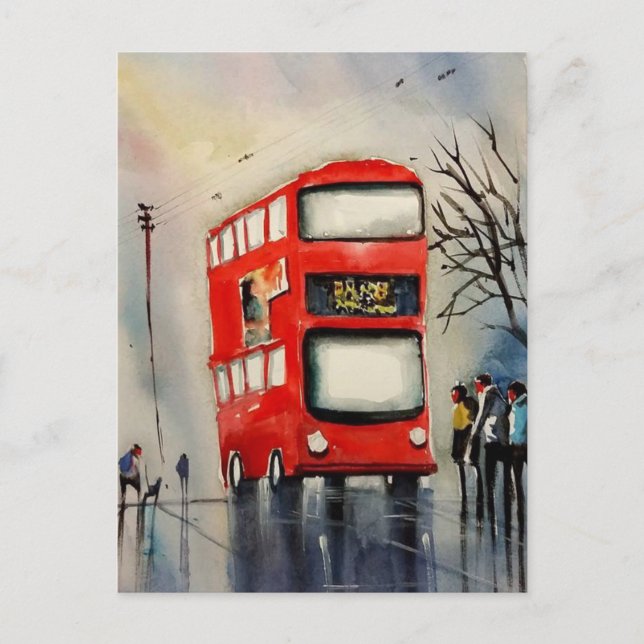 Carte postale d'art urbain coloré #12 (Devant)