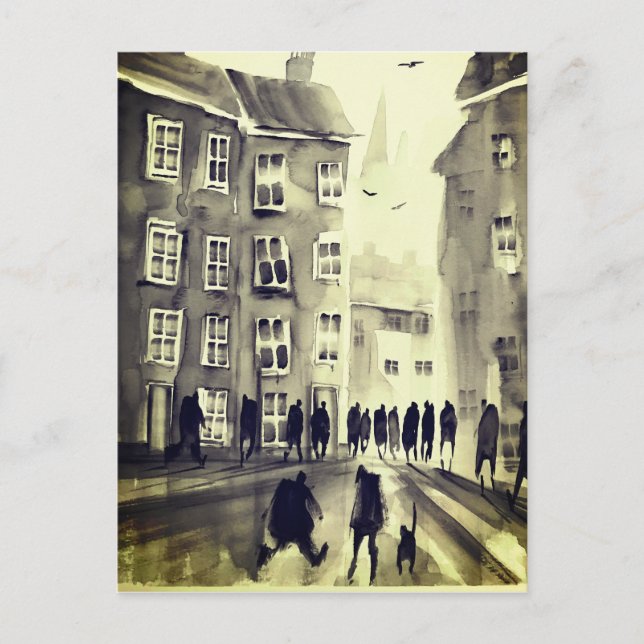 Carte postale d'art urbain coloré #12 (Devant)