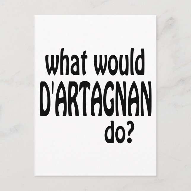 Carte Postale D'Artagnan (Devant)