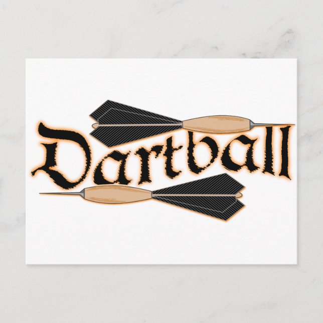 Carte Postale Dartball Dartball Darts (Devant)