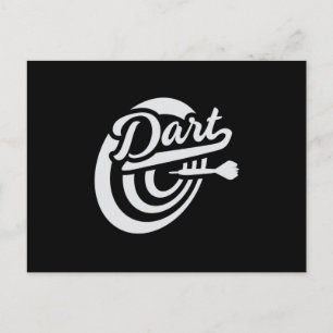 Carte Postale Darts Dart 180 Dartboard Bullseye Arrow Drôle cade