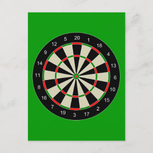Carte Postale darttarget_Vector_Clipart DARTS OBJECTIF DU TABLEA