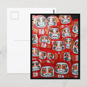 Carte Postale Daruma Dolls Peinture par Alfred Fox Collectable