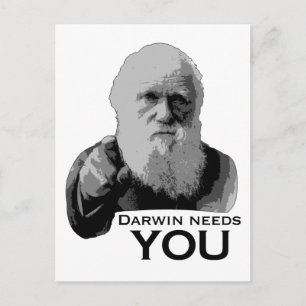 Carte Postale Darwin Needs You!
